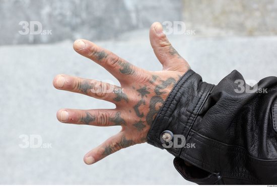 Hand Man White Tattoo Chubby