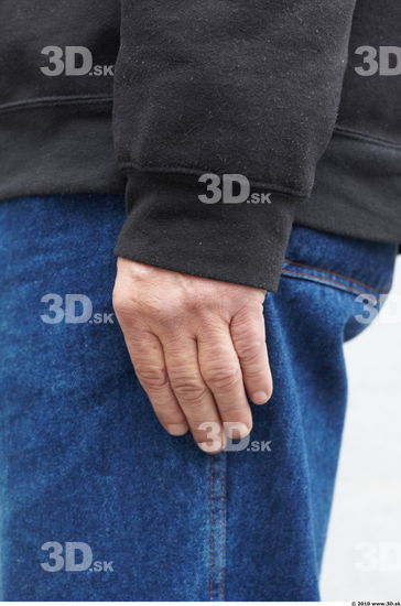 Hand Head Man Casual Average Bearded Wrinkles Street photo references