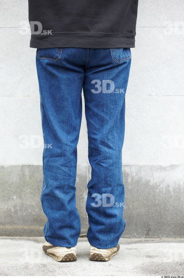 Leg Head Man Casual Jeans Average Bearded Street photo references