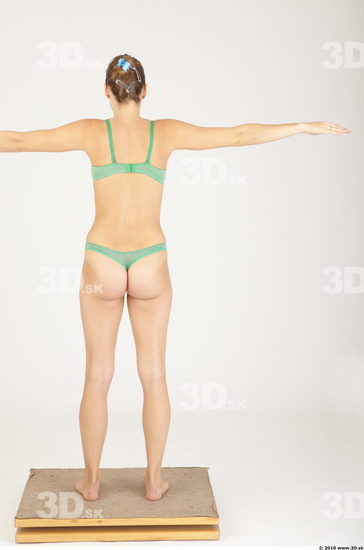 Whole Body Woman Animation references T poses Casual Underwear Athletic Studio photo references