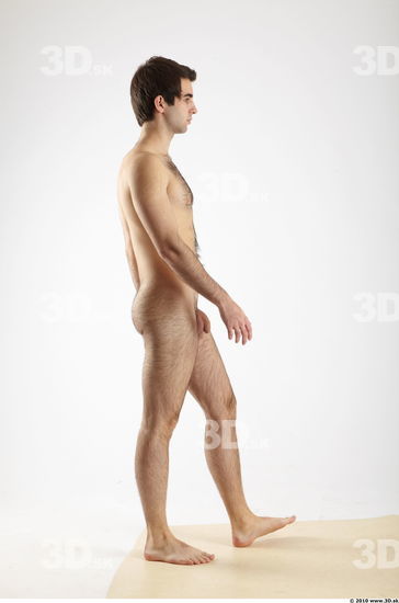 Whole Body Man Animation references White Hairy Nude Athletic