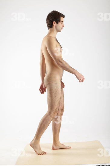 Whole Body Man Animation references White Hairy Nude Athletic