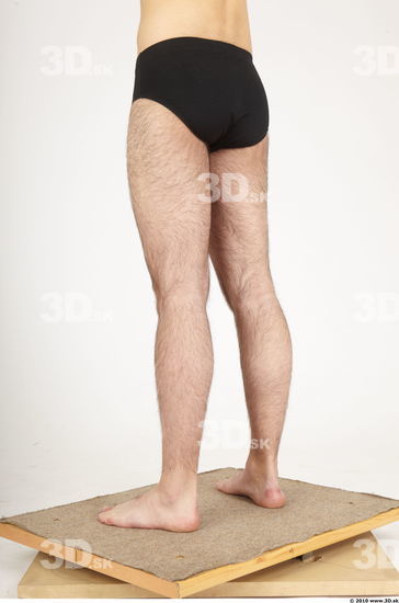 Leg Whole Body Man Animation references Hairy Casual Underwear Pants Athletic Studio photo references