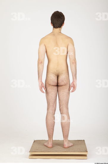 Whole Body Man Animation references Hairy Nude Casual Athletic Studio photo references