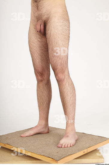 Leg Whole Body Man Animation references Hairy Nude Casual Athletic Studio photo references