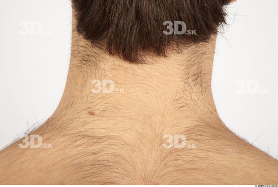 Neck Whole Body Man Animation references Hairy Nude Casual Athletic Studio photo references