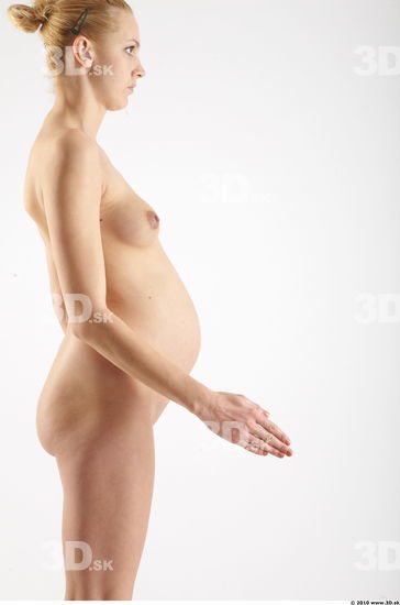 Whole Body Woman Animation references Casual Pregnant Female Studio Poses