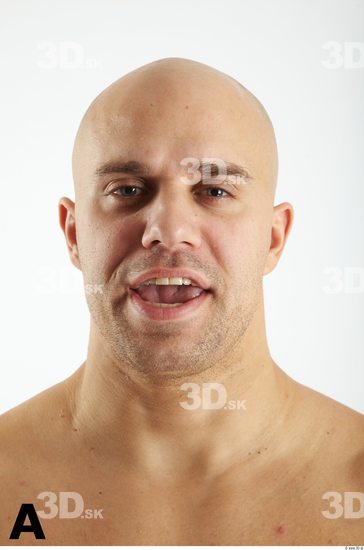 Face Phonemes Man White Chubby Bald