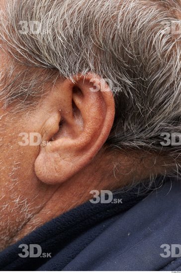 Ear Man White Overweight