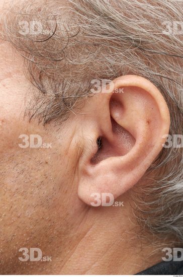 Ear Man White Overweight