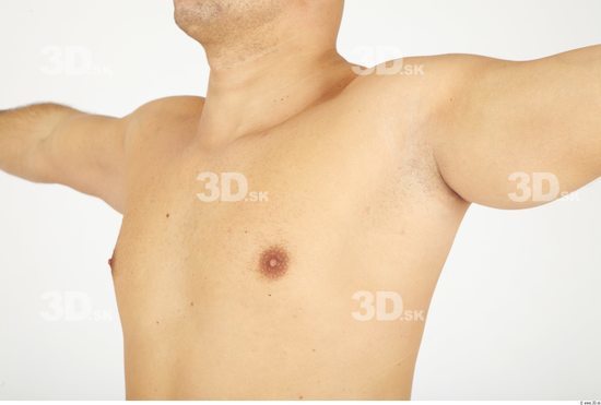 Chest Whole Body Man Nude Casual Chubby Bald Studio photo references