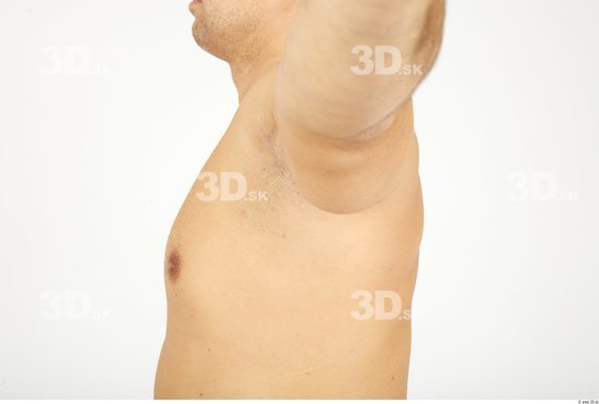 Chest Whole Body Man Nude Casual Chubby Bald Studio photo references