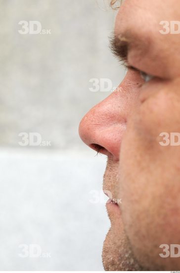 Nose Head Man Uniform Slim Chubby Street photo references