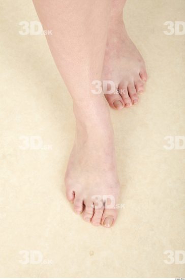 Foot Whole Body Woman Animation references Nude Average Studio photo references