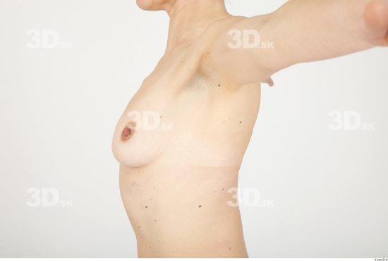 Chest Whole Body Woman Nude Slim Studio photo references