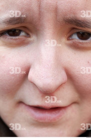 Nose Woman White Chubby