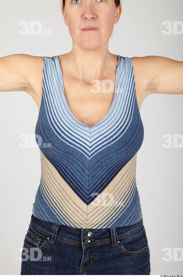 Upper Body Whole Body Woman Animation references Casual Singlet Average Studio photo references