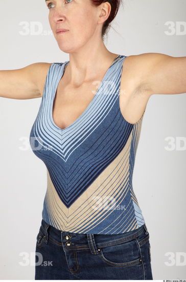 Upper Body Whole Body Woman Animation references Casual Singlet Average Studio photo references