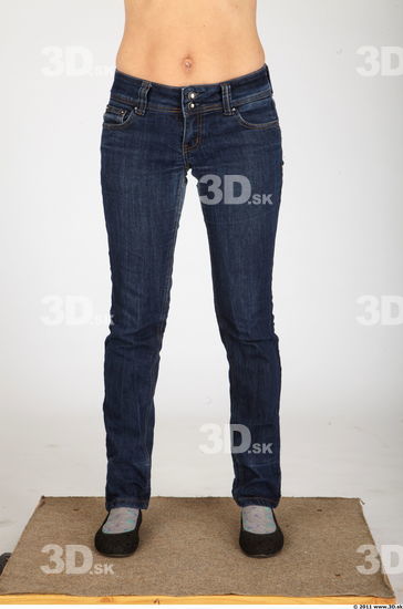 Leg Whole Body Woman Animation references Casual Jeans Average Studio photo references