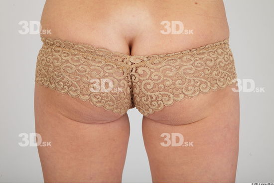 Whole Body Bottom Woman Animation references Casual Underwear Average Panties Studio photo references