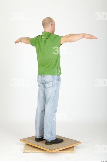 Whole Body Man Animation references T poses Casual Athletic Studio photo references