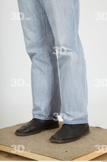 Calf Whole Body Man Animation references Casual Jeans Athletic Studio photo references