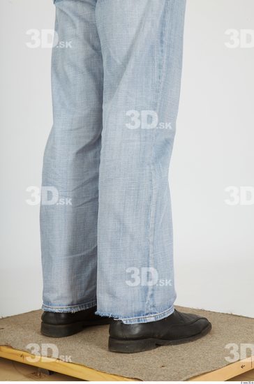 Calf Whole Body Man Animation references Casual Jeans Athletic Studio photo references