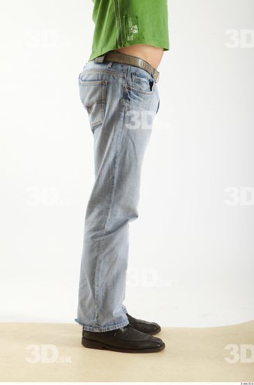 Leg Whole Body Man Casual Jeans Athletic Studio photo references