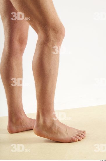 Calf Whole Body Man Nude Casual Athletic Studio photo references