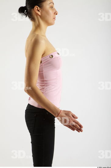 Arm Woman Animation references White Casual Slim Top