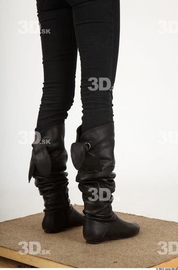 Calf Whole Body Woman Animation references Casual Boot Slim Studio photo references