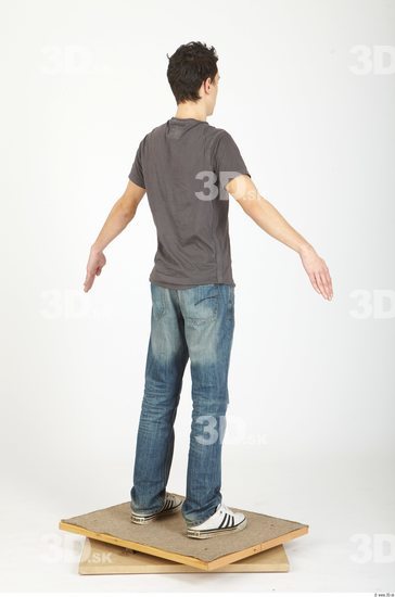 Whole Body Man Animation references Casual Slim Studio photo references