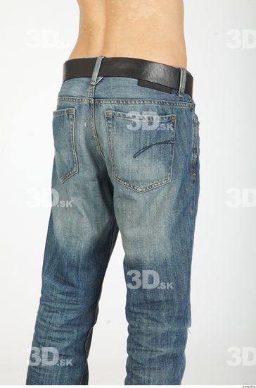 Thigh Whole Body Man Animation references Casual Jeans Slim Studio photo references