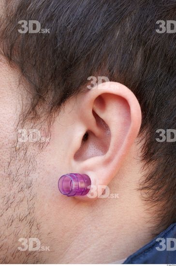 Ear Man White Jewel Average