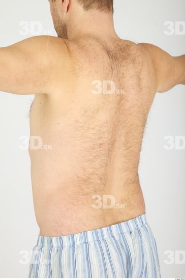 Upper Body Whole Body Man Animation references Hairy Casual Underwear Overweight Studio photo references