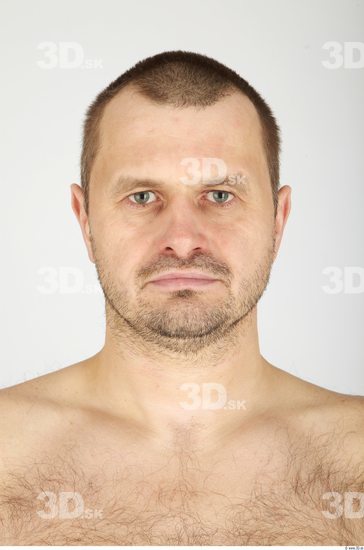 Whole Body Head Man Animation references Casual Overweight Bearded Studio photo references