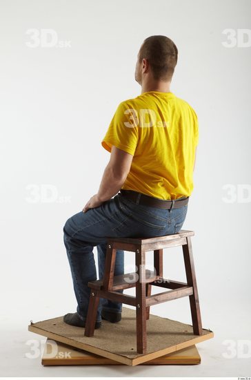 Whole Body Man Artistic poses White Casual Overweight