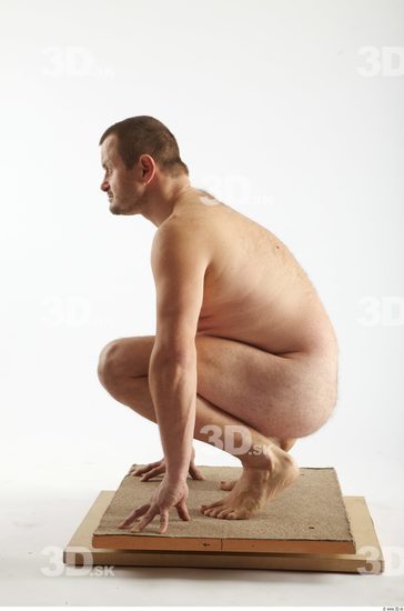 Whole Body Man Other White Nude Overweight