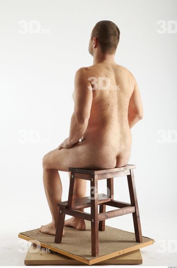 Whole Body Man Artistic poses White Nude Overweight
