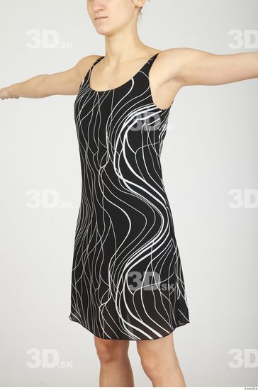 Upper Body Whole Body Woman Formal Dress Slim Studio photo references