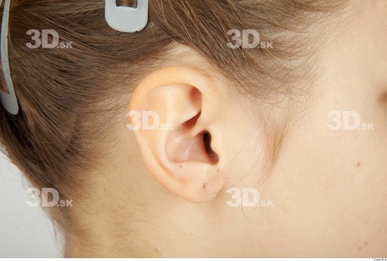 Ear Whole Body Woman Slim Studio photo references