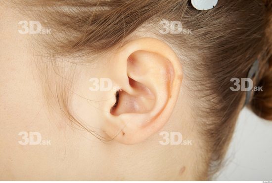 Ear Whole Body Woman Slim Studio photo references