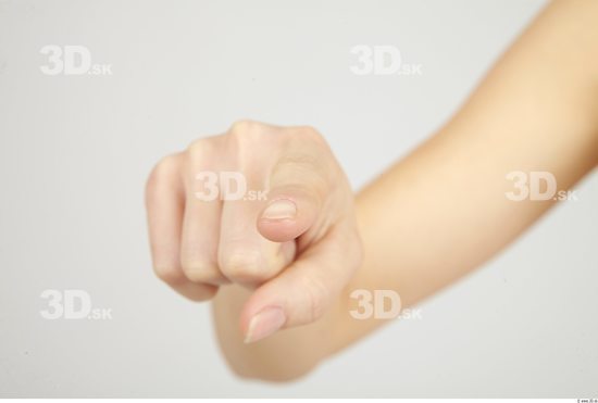 Fingers Whole Body Woman Slim Studio photo references