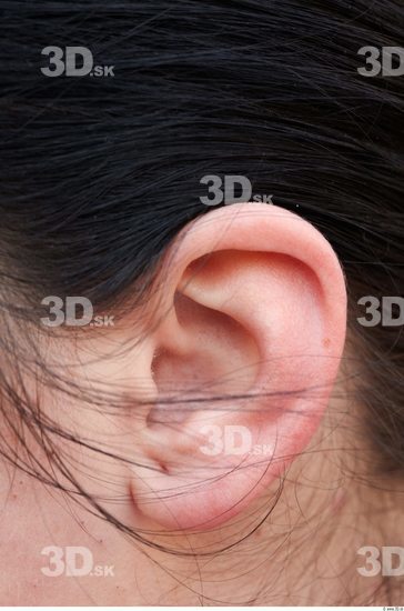 Ear Woman White Chubby