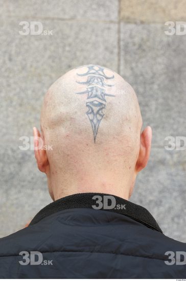 Head Man White Tattoo Slim