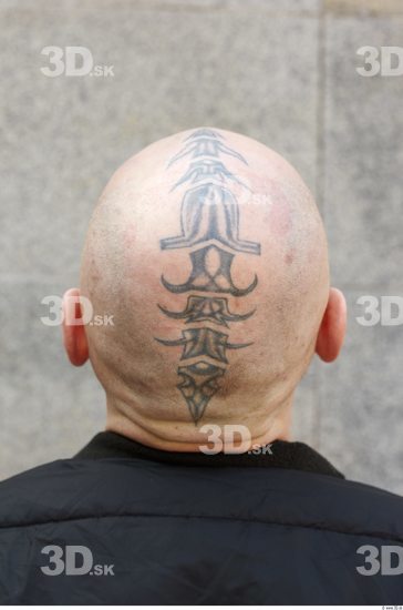 Head Man White Tattoo Slim