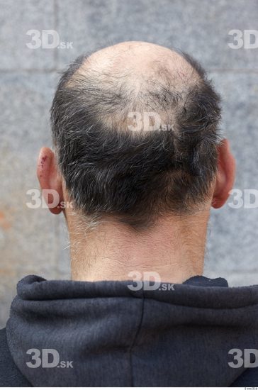 Hair Man White Slim Bald