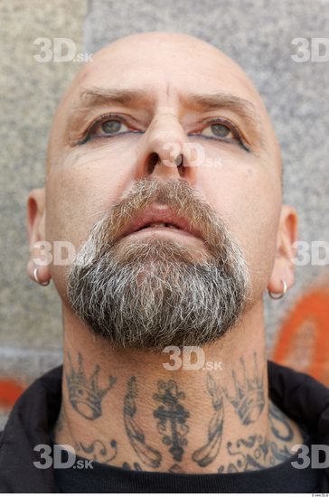 Neck Man White Tattoo Average