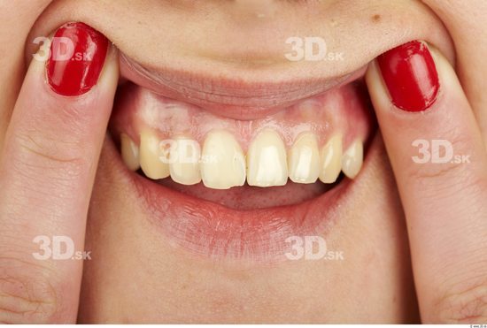 Whole Body Teeth Woman Animation references Casual Slim Studio photo references