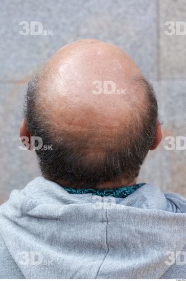 Head Hair Man White Casual Overweight Bald Street photo references